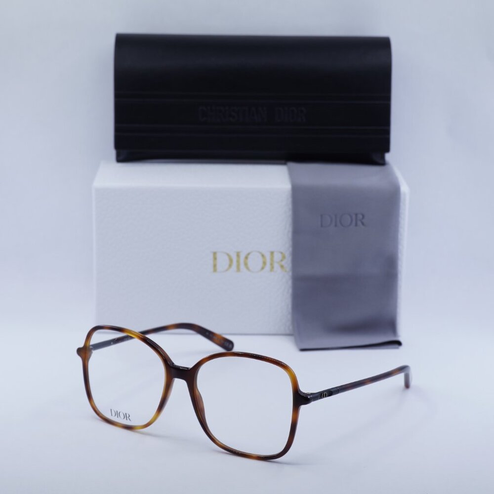 Dior MINI CD O B2I 2600 Eyeglasses Light Havana Frame 55mm - Lowest Price! - Picture 13 of 13